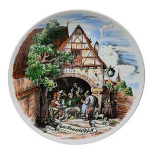 Seltmann Weiden Collector Plate from Bavaria Germany Well Cared For 1980 Vintage
